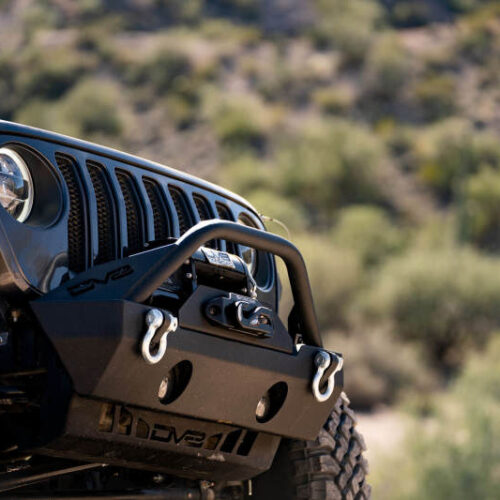 DV8 Offroad INFEND-03FB 2018+ Jeep Wrangler JL Front Inner Fenders - Black - Image 6