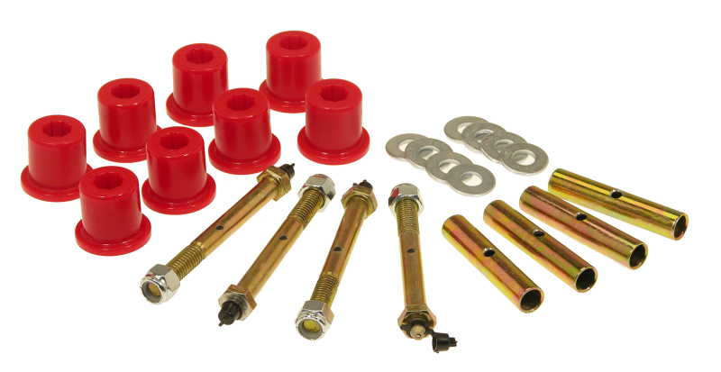 Prothane 1-814 76-86 Jeep CJ5/7/8 Front Shackle Bushings - Red