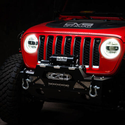 Alternative view of DV8 Offroad HLCJL-01 2018+ Jeep Wrangler JL/Gladiator LED Projector Headlights