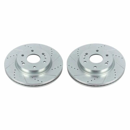 Power Stop 19-20 Chevrolet Silverado 1500 Front Evolution Drilled & Slotted Rotors - Pair