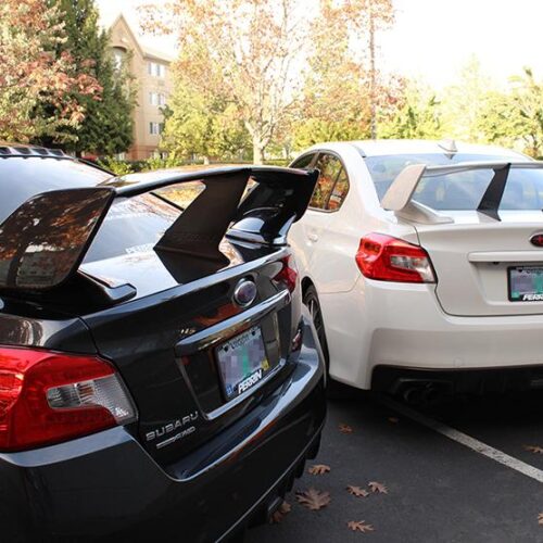 PERRIN 15-21 Subaru STI Wing Stabilizer - Black - Image 9