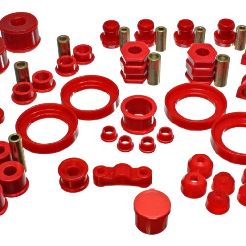 Energy Suspension 99-00 Honda Civic Si Red Hyper-Flex Master Bushing Set - Image 6