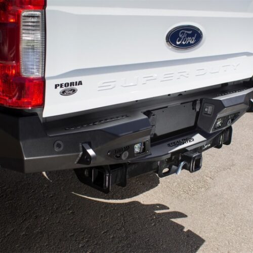 Alternative view of Addictive Desert Designs 17-18 Ford F-250 Raptor Stealth Fighter Rear Bumper w/ Backup Sensor Cutout
