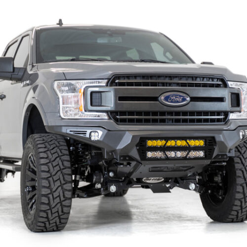 Alternative view of Addictive Desert Designs 18-20 Ford F-150 Bomber Front Bumper w/ Dual 20IN LED Mounts