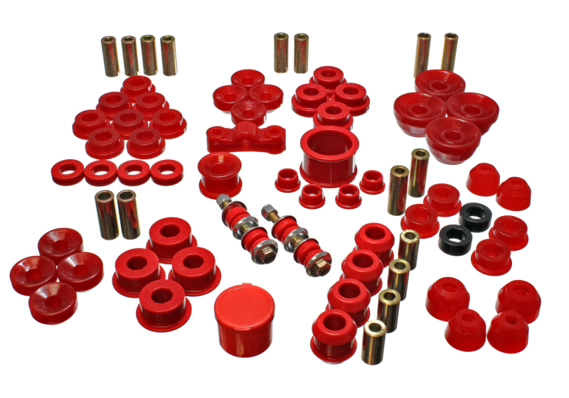 Energy Suspension 16.18104R 90-93 Acura Integra Red Hyper-Flex Master Bushing Set - Image 5