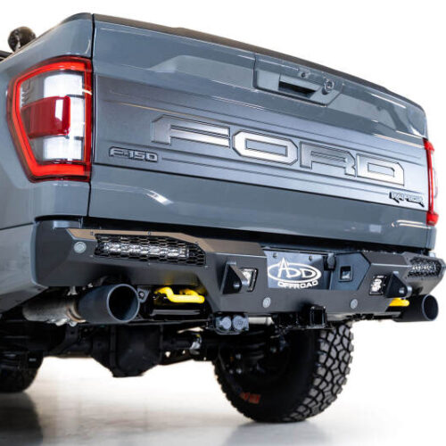 Alternative view of Addictive Desert Designs 21-22 Ford Raptor HoneyBadger Rear Bumper