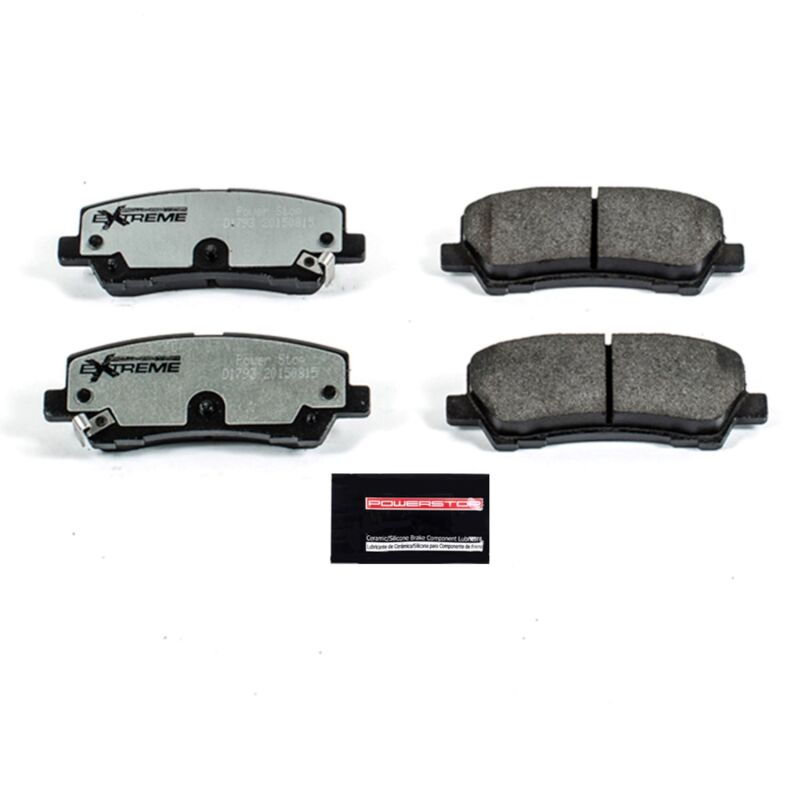 Power Stop 15-19 Ford Mustang Rear Z26 Extreme Street Brake Pads w/Hardware - Image 3
