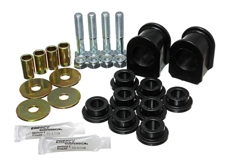 Energy Suspension 4.5192G 99-04 Ford F250 SD/350 4WD Black Front 1-1/4in Sway Bar Bushing Set - Image 4