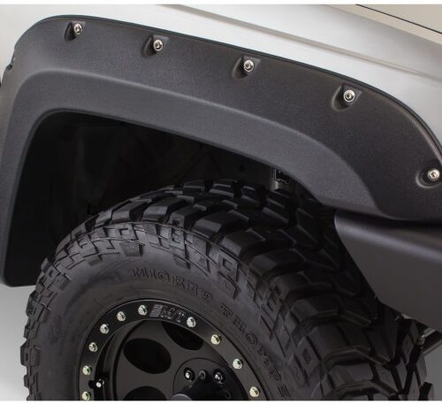Bushwacker 10926-07 99-04 Jeep Grand Cherokee Cutout Style Flares 4pc - Black - Image 9