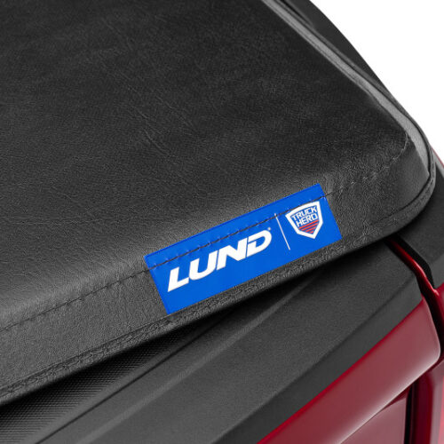 Lund 969352 99-17 Ford F-250 Super Duty Styleside (6.8ft. Bed) Hard Fold Tonneau Cover - Black - Image 3