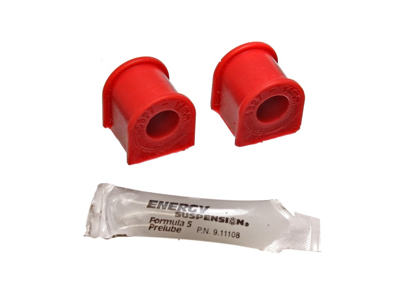 Energy Suspension 16.5116R 94-01 Acura Integra / 90-97 Honda Accord/Odyssey Red 14mm Rear Sway Bar Bushings - Image 4