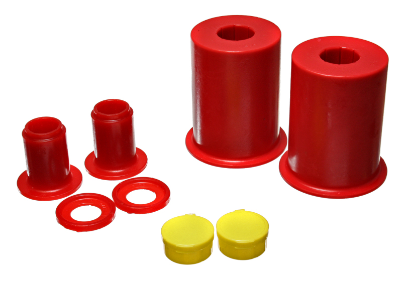 Energy Suspension 4.3165R 05-13 Ford Mustang Red Front Lower Control Arm Bushings (Must reuse outer metal sh - Image 3
