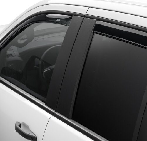 Alternative view of AVS 2019 Chevrolet Silverado 1500 Crew Cab Pickup Ventvisor In-Channel 4pc - Smoke