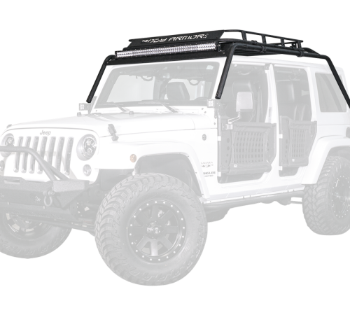 Alternative view of Body Armor 4x4 JK-6126 07-18 Jeep Wrangler JK Windshield Light Bar
