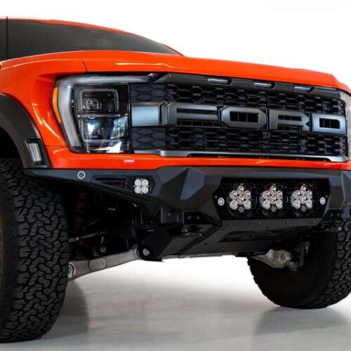 Addictive Desert Designs 2021+ Ford Raptor Bomber Front Bumper w/ 3 Baja Designs LP6 Light Mounts - Image 8