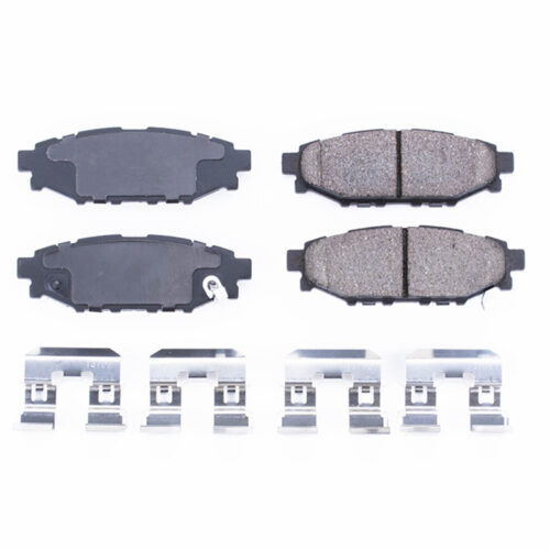 Power Stop 13-16 Subaru BRZ Rear Z17 Evolution Ceramic Brake Pads w/Hardware - Image 2