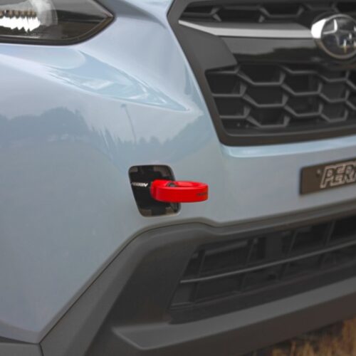 PERRIN 22-26 Subaru WRX / 18-23 Crosstrek / 20-25 OBXT / 17-23 Impreza Tow Hook Kit (Front) - Red - Image 7