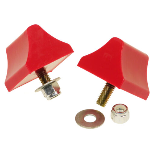 Prothane 19-1303 Universal Bump Stop 1-3/8 X 2 X 2-1/4 Wedge - Red
