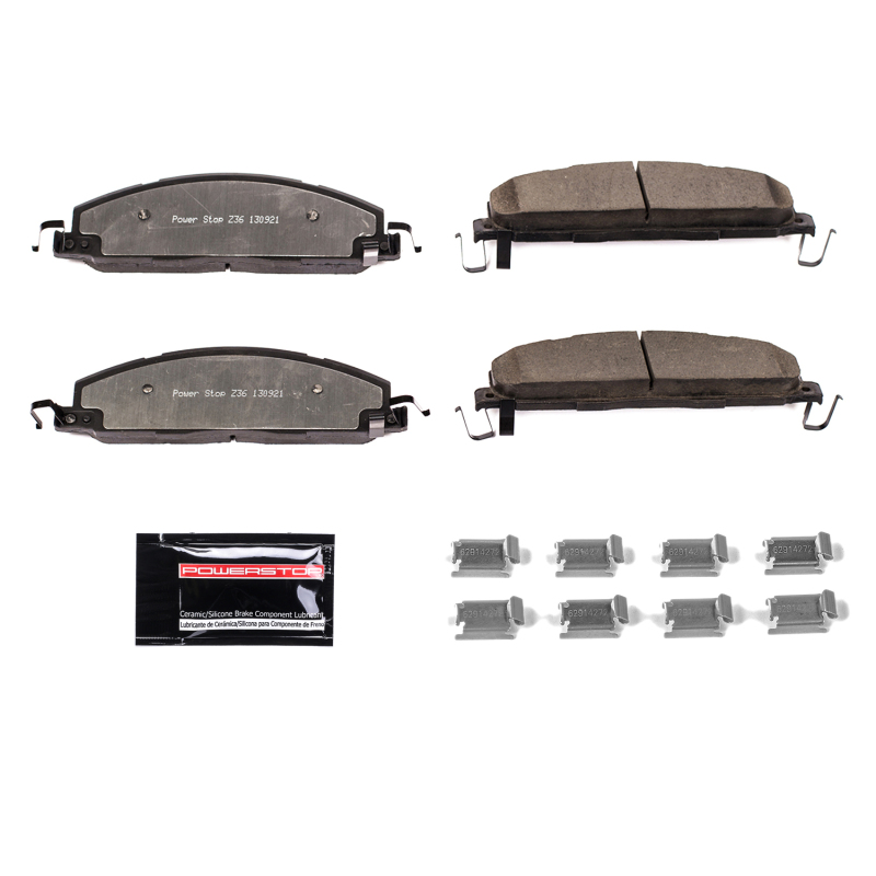 Power Stop 09-10 Dodge Ram 2500 Rear Z36 Truck & Tow Brake Pads w/Hardware - Image 3