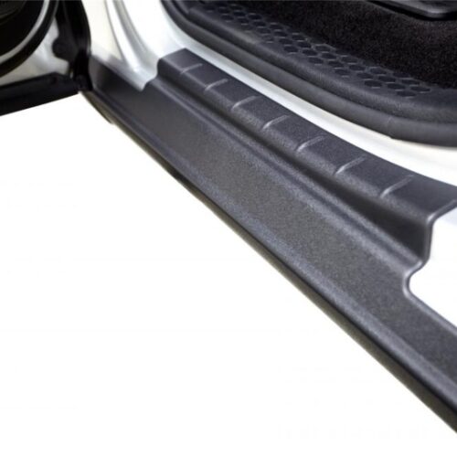 Bushwacker 14085 2018 Jeep Wrangler Unlimited 4-Door Trail Armor Rocker Panel and Sill Plate Cover - Black - Image 3