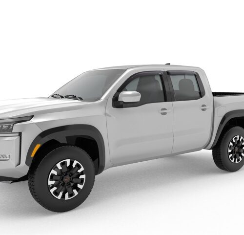 Alternative view of AVS 94788 2022 Nissan Frontier (Crewcab Pickup) Ventvisor Outside Mount Window Deflectors 4pc - Smoke