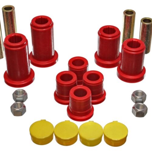 Energy Suspension 98-99 Tahoe/Yukon/Denali / 98-95 K5 Blazer 4WD Red Front End C/A Bushing Set - Image 5