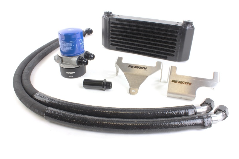 PERRIN 04-21 Subaru STI / 02-14 WRX Engine Oil Cooler Kit - Image 4