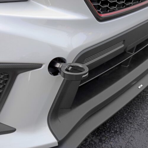 PERRIN 18-21 Subaru WRX & STI / 13-25 BRZ / 17-20 Toyota 86 Tow Hook Kit (Front) - Flat Black - Image 9