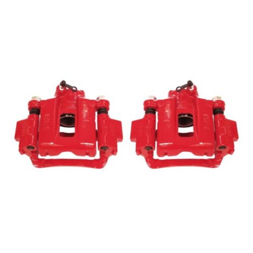 Power Stop 03-09 Toyota 4Runner Rear Red Calipers w/Brackets - Pair