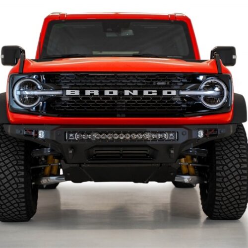 Alternative view of Addictive Desert Designs 2021+ Ford Bronco Stealth Fighter Front Bumper w/ Winch Mount