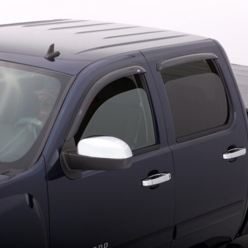 AVS 94040 07-13 Chevy Silverado 1500 Ext. Cab Ventvisor Outside Mount Window Deflectors 4pc - Smoke - Image 10