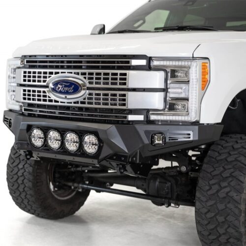 Alternative view of Addictive Desert Designs 17-20 Ford Super Duty Bomber Front Bumper w/ Mounts For 4 Rigid 360 6in