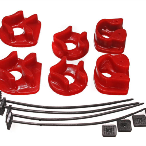 Energy Suspension 16.1109R 90-93 Acura Integra Red Motor Mount Inserts (2 Torque Mount Positions) - Image 3