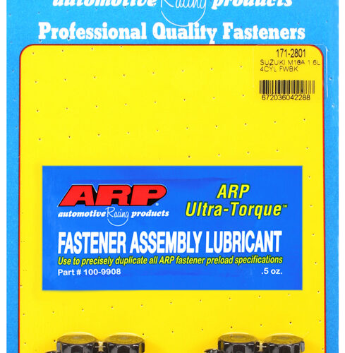 ARP 171-2801 Suzuki 1.6L M16A 4cyl Flywheel Bolt Kit