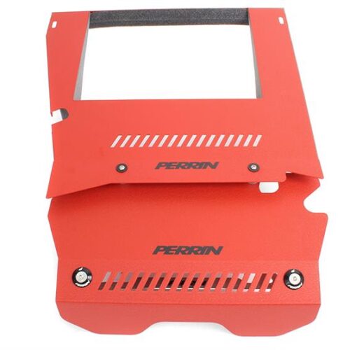 PERRIN 15-21 Subaru WRX Engine Cover Kit (Intercooler & Pulley Covers Incl.) - Red - Image 2