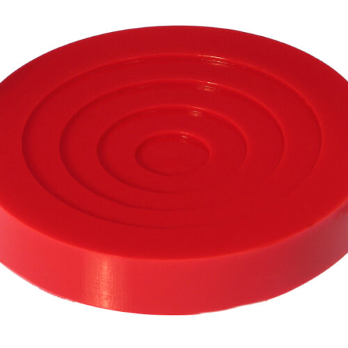 Prothane 19-1405 Universal Jack Pad 5in Diameter Model - Red