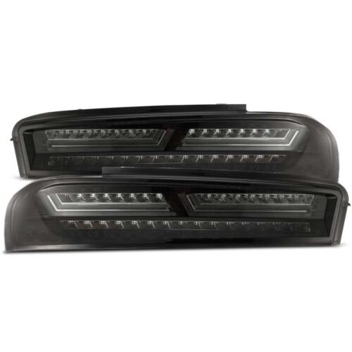 AlphaRex 610010 16-18 Chevrolet Camaro PRO-Series LED Tail Lights Jet Black - Image 2