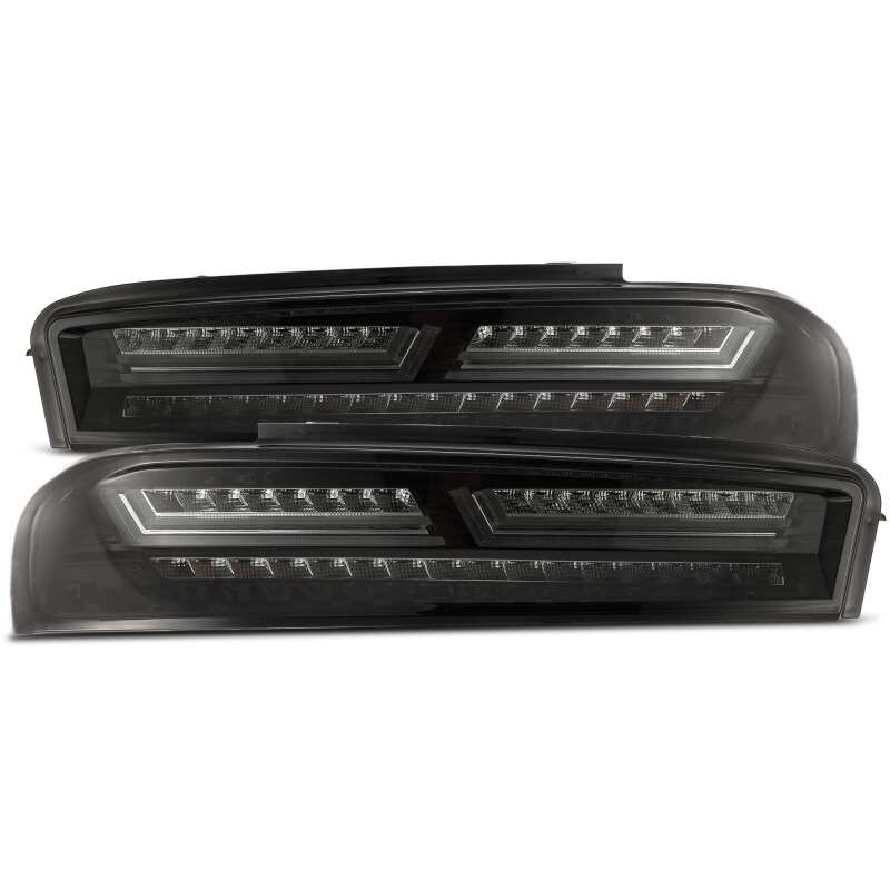 AlphaRex 610010 16-18 Chevrolet Camaro PRO-Series LED Tail Lights Jet Black - Image 2