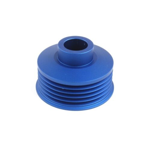 PERRIN 06-14 Subaru WRX / 07-21 STI / 06-13 Forester Lightweight Alternator Pulley - Blue - Image 2