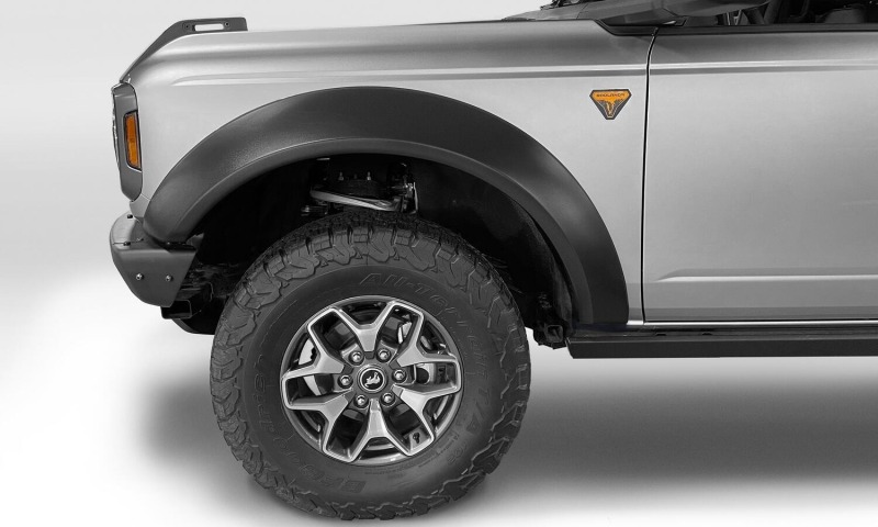 Bushwacker 20961-02 2021+ Ford Bronco 4-Door Extend-A-Flares 4pc - Black - Image 8