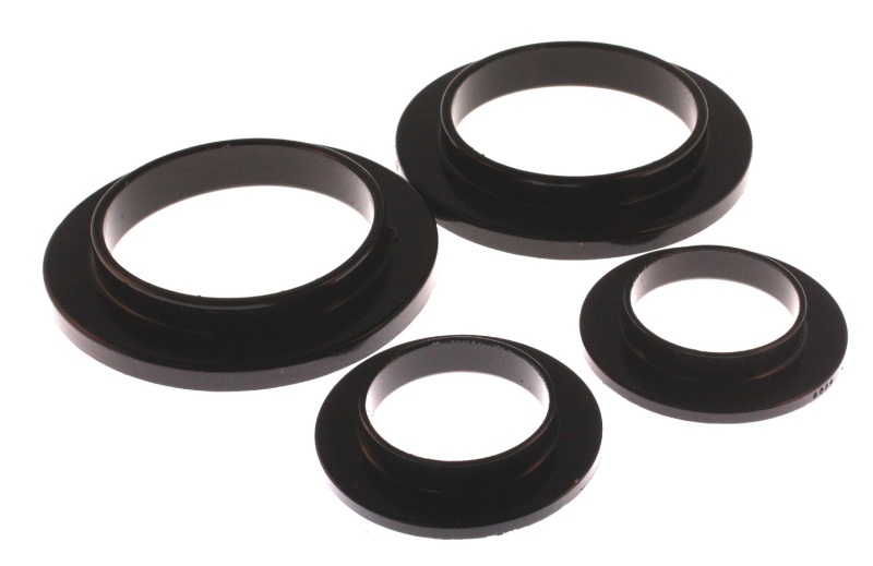 Energy Suspension 4.6101G 79-04 Ford Mustang SVO Black Rear Spring Upper & Lower Isolator Set