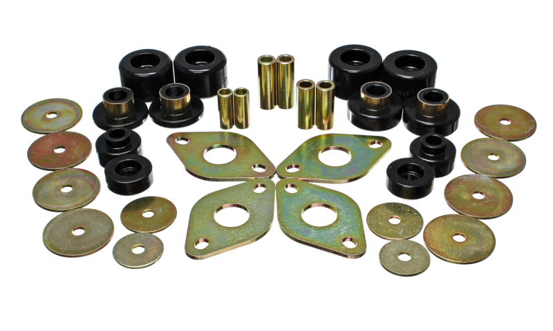 Energy Suspension 8.4107G 01-04 Toyota Pickup 2WD/4WD (Exc T-100/Tundra) Black Body Cab Mount Set - Image 4