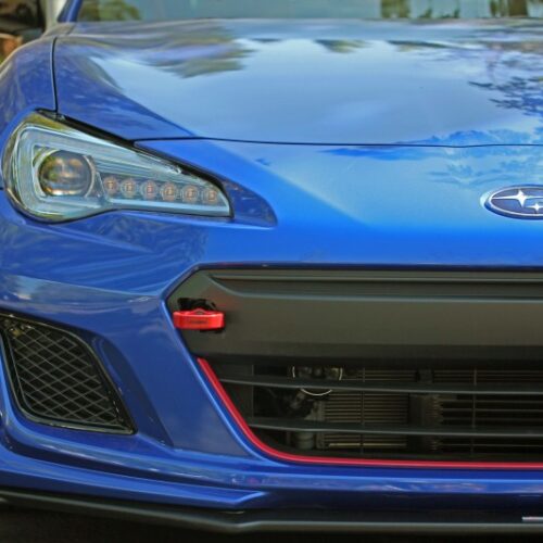 PERRIN 18-21 Subaru WRX & STI / 13-25 BRZ / 17-20 Toyota 86 Tow Hook Kit (Front) - Red - Image 5