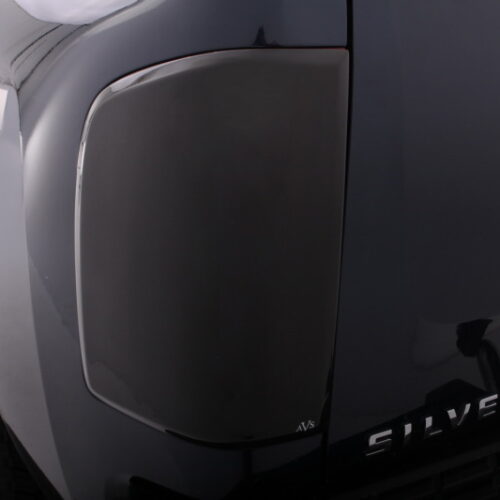 AVS 07-13 Chevy Silverado 1500 Tail Shades Tail Light Covers - Smoke - Image 4