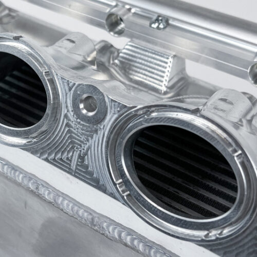 CSF Gen 2 B58 Race X Charge-Air-Cooler Manifold - Raw Billet Aluminum Finish - Image 8