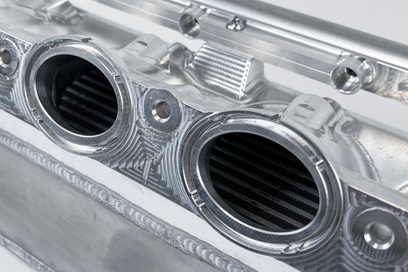 CSF Gen 2 B58 Race X Charge-Air-Cooler Manifold - Raw Billet Aluminum Finish - Image 8
