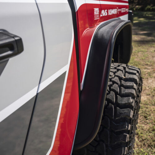Bushwacker 10928-07 2020 Jeep Gladiator Launch Edition Flat Style Flares 4pc - Black - Image 4
