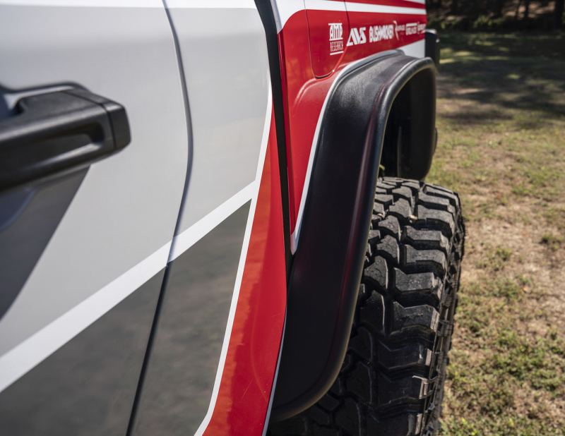 Bushwacker 10928-07 2020 Jeep Gladiator Launch Edition Flat Style Flares 4pc - Black - Image 4
