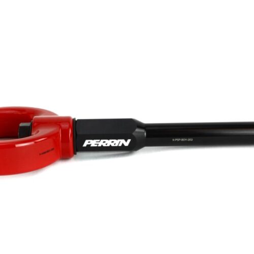PERRIN 02-07 Subaru WRX/STI Tow Hook Kit (Front) - Red - Image 2