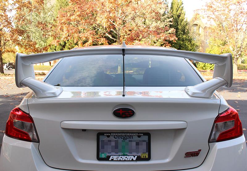 PERRIN 15-21 Subaru STI Wing Stabilizer - Black - Image 7